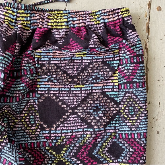 Vanilla Star Abstract Tribal Lounge Pants - Picture 3 of 8